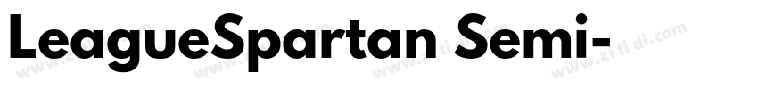 LeagueSpartan Semi字体转换 LeagueSpartan Semi字体转换